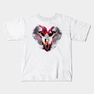 Birds Heart Kids T-Shirt